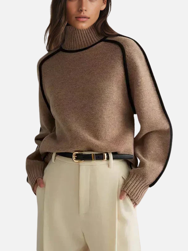 Ida | Rollkragenpullover aus weichem Feinstrick
