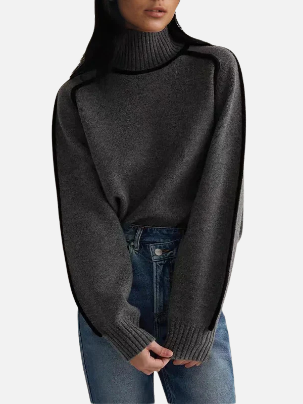 Ida | Rollkragenpullover aus weichem Feinstrick
