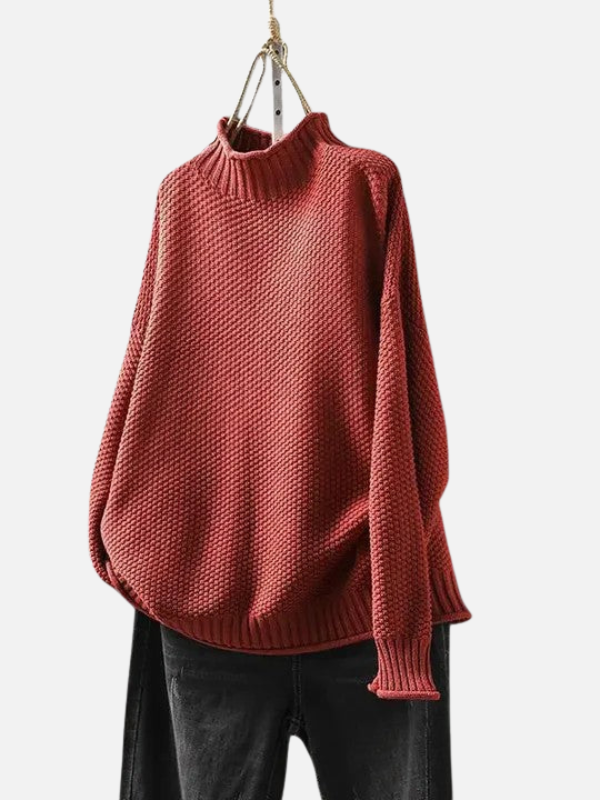 Karen | Rollkragenpullover aus weichem Grobstrick