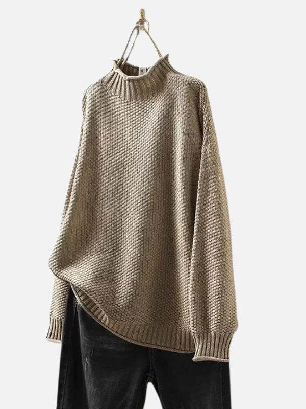 Karen | Rollkragenpullover aus weichem Grobstrick