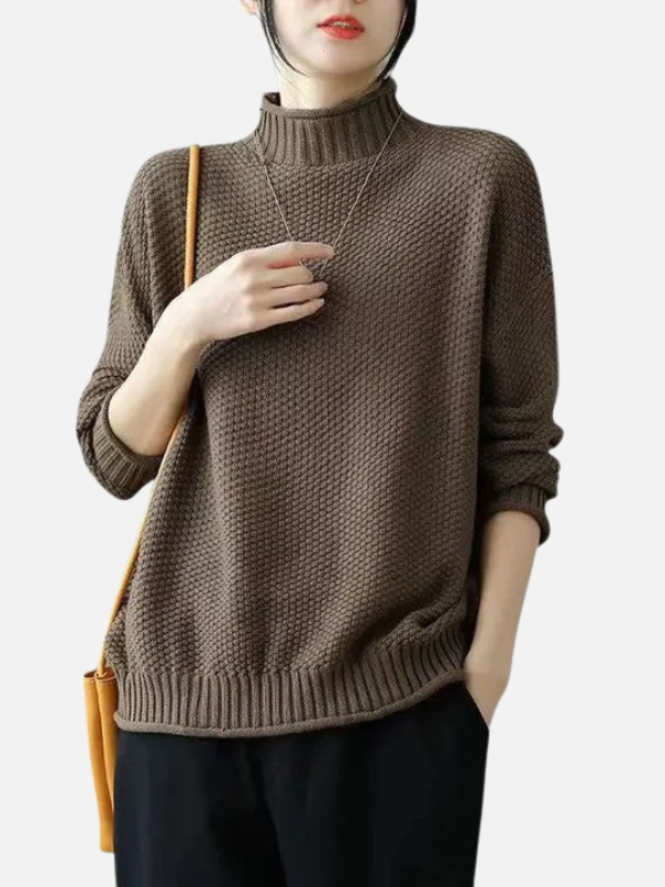 Karen | Rollkragenpullover aus weichem Grobstrick