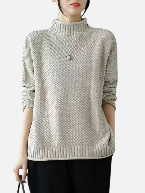 Karen | Rollkragenpullover aus weichem Grobstrick