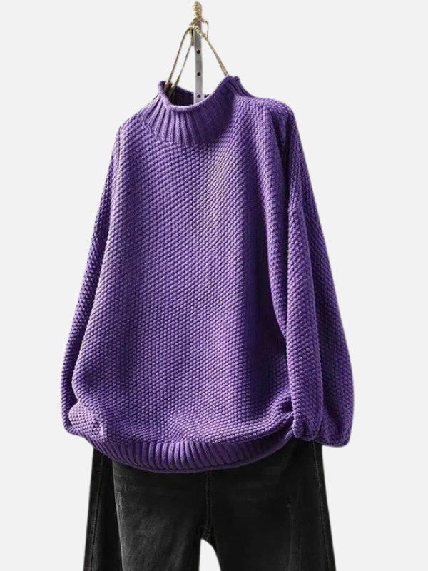 Karen | Rollkragenpullover aus weichem Grobstrick