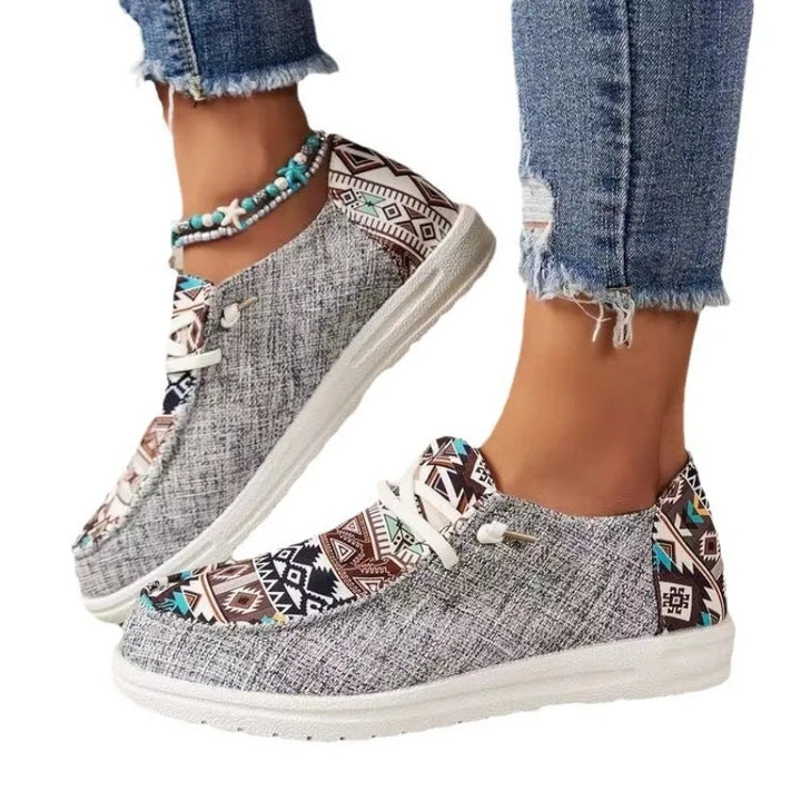 Ava | Orthopädische Gemusterte Sneakers