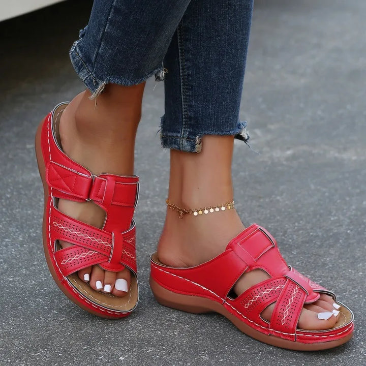 Gaia™ | Damen Vintage Orthopädische Wedge Sandalen