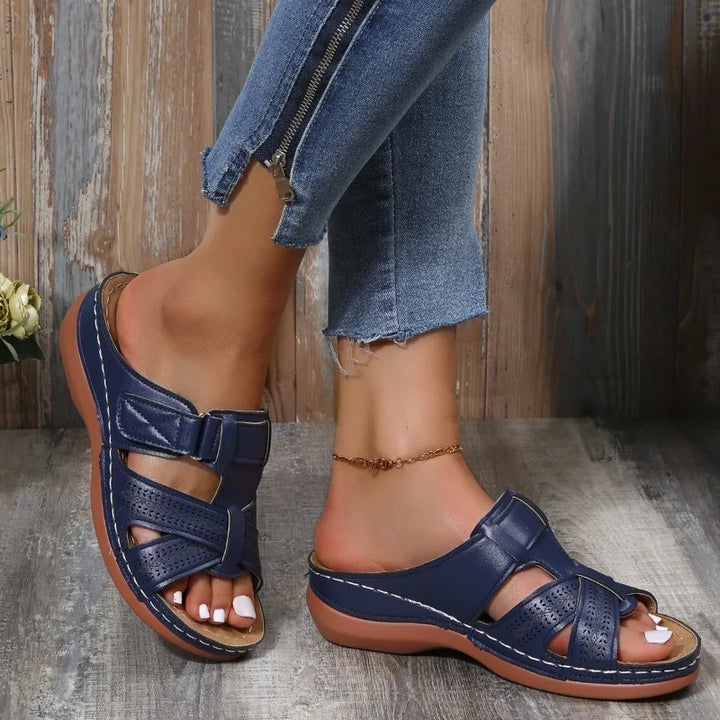 Gaia™ | Damen Vintage Orthopädische Wedge Sandalen