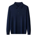 Herren Strickpullover mit Polokragen und Knopfleiste | Valcor Zürich