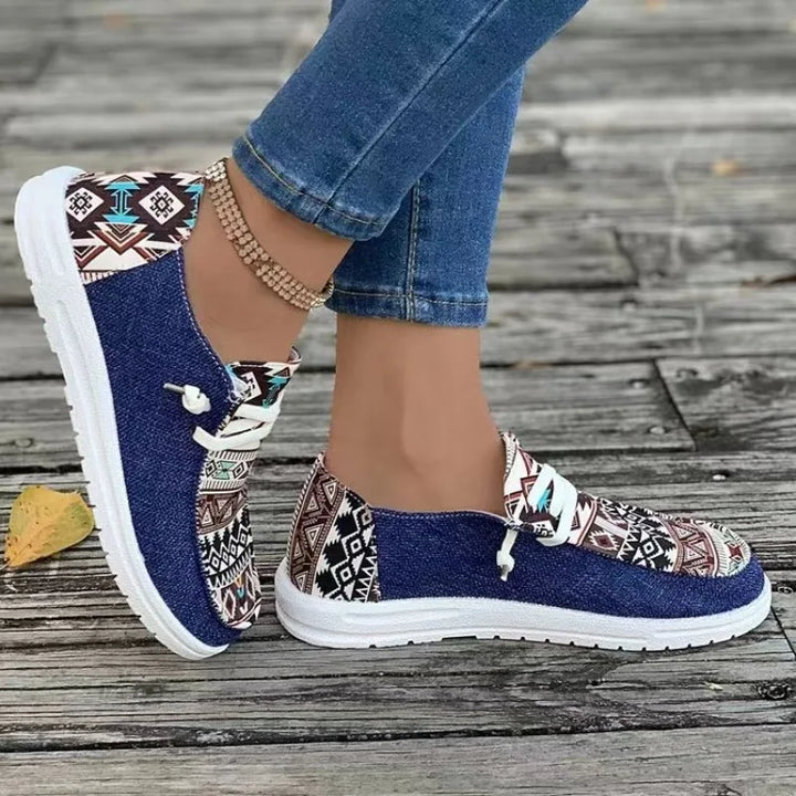 Ava | Orthopädische Gemusterte Sneakers