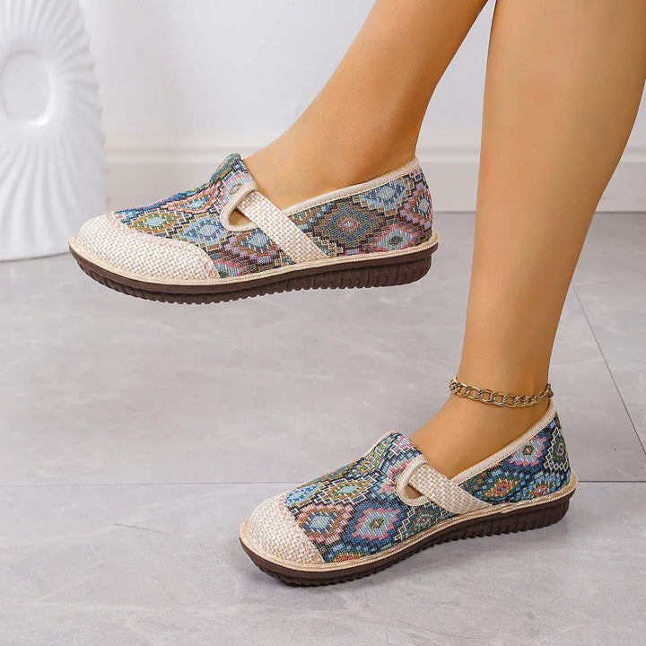 Lorna | Leichte Boho-Walking-Sneaker