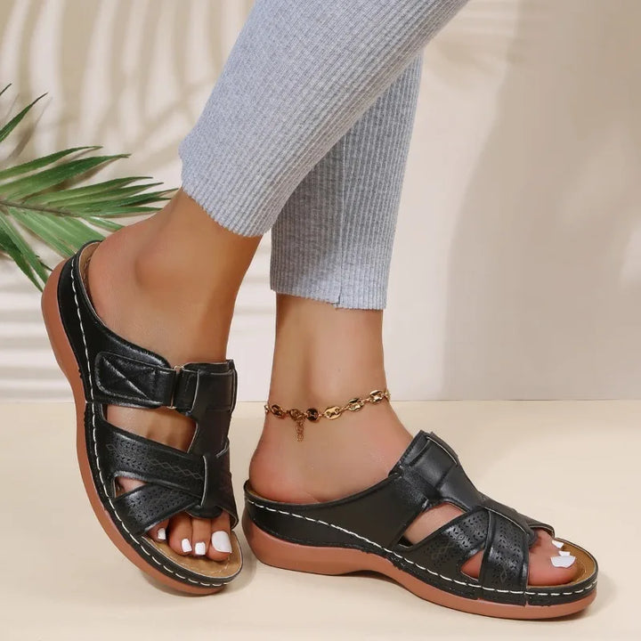 Gaia™ | Damen Vintage Orthopädische Wedge Sandalen
