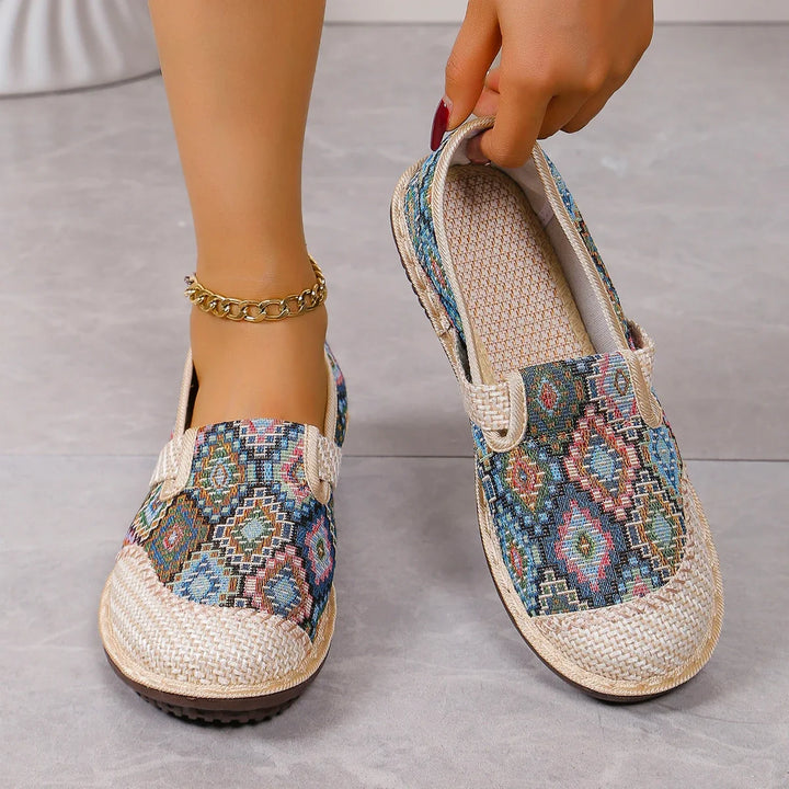 Lorna | Leichte Boho-Walking-Sneaker