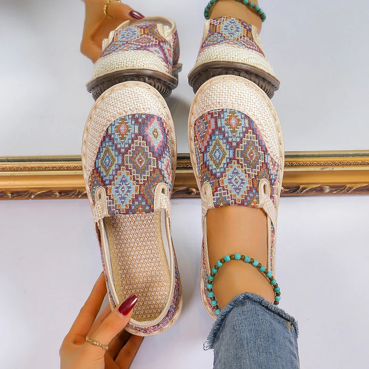 Lorna | Leichte Boho-Walking-Sneaker