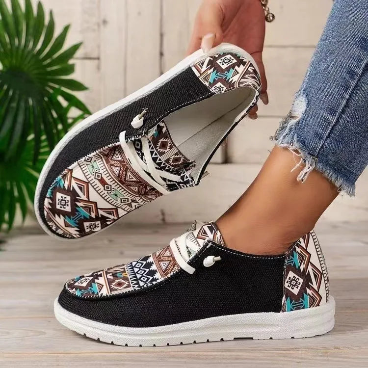 Ava | Orthopädische Gemusterte Sneakers