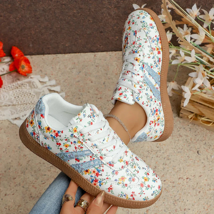 Evie | Leichte florale atmungsaktive Schuhe