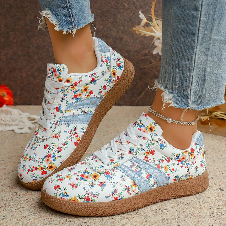Evie | Leichte florale atmungsaktive Schuhe