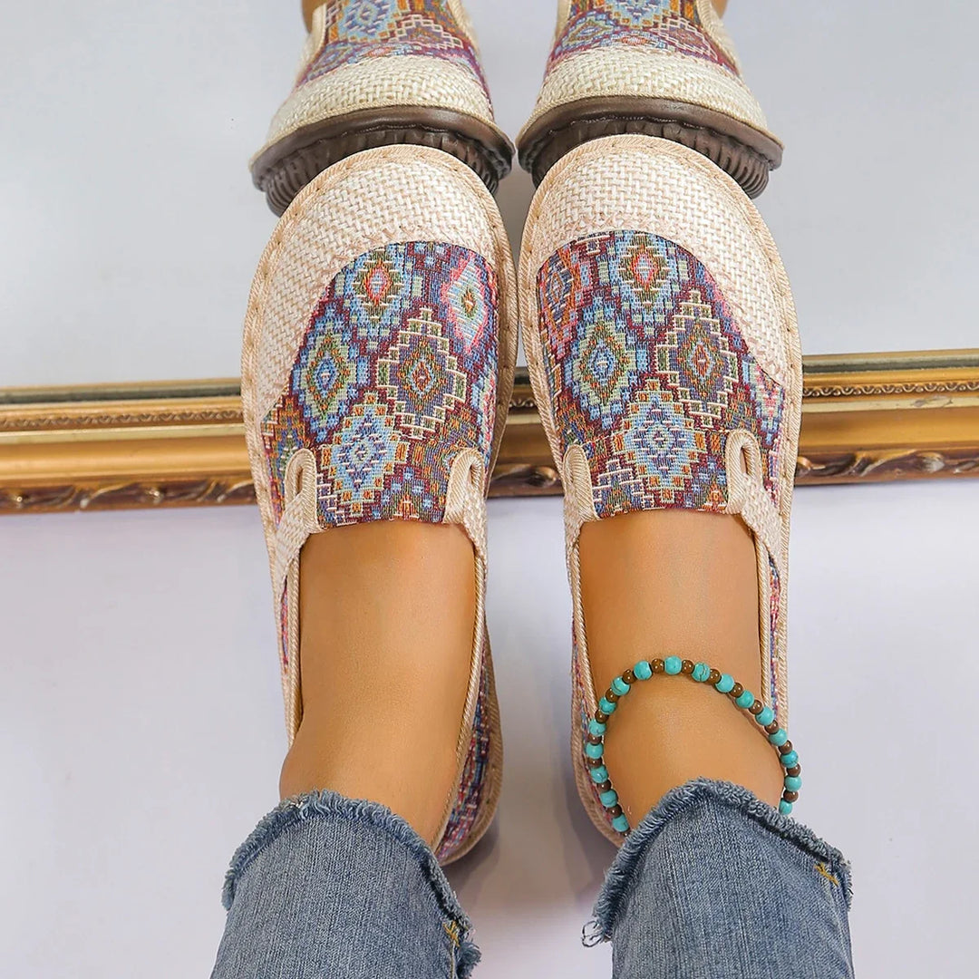 Lorna | Leichte Boho-Walking-Sneaker