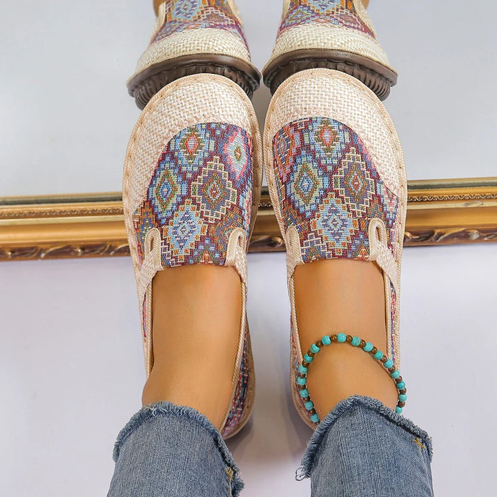 Lorna | Leichte Boho-Walking-Sneaker