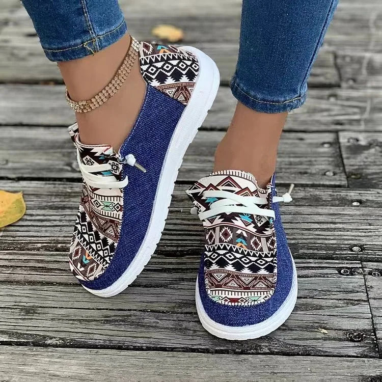 Ava | Orthopädische Gemusterte Sneakers