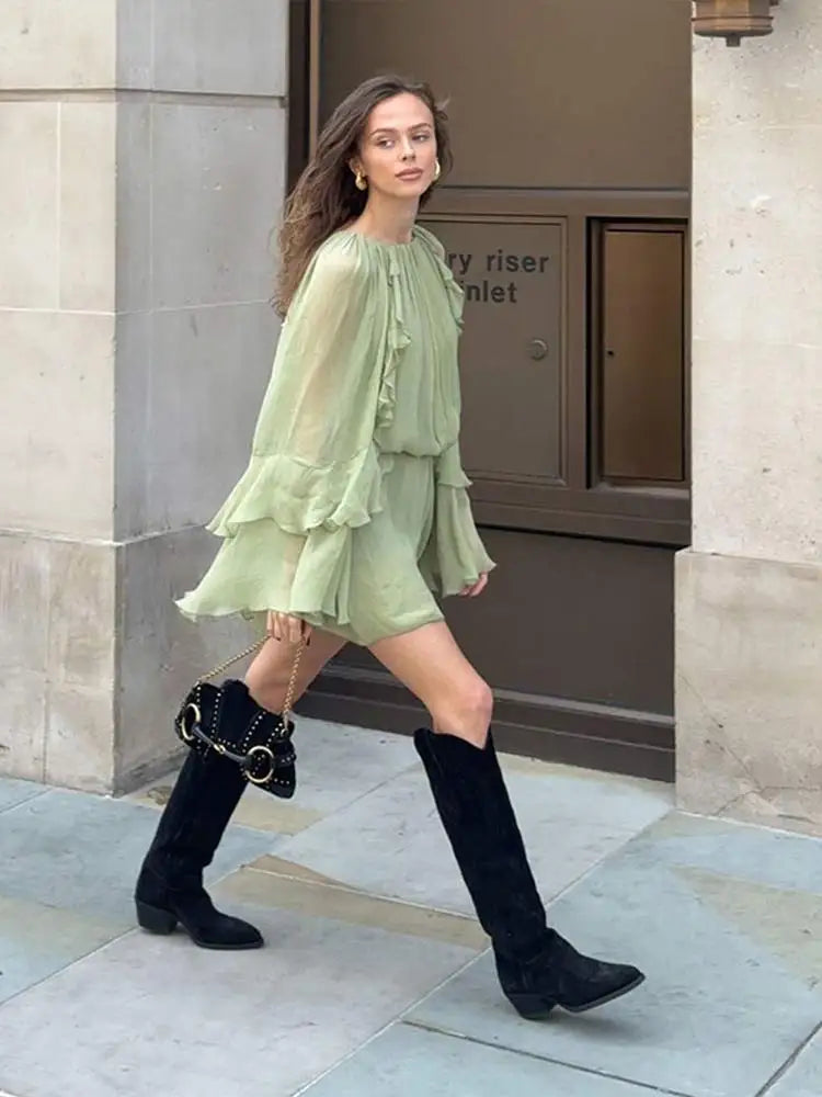 Kim - Traumhaft fliessendes Minikleid