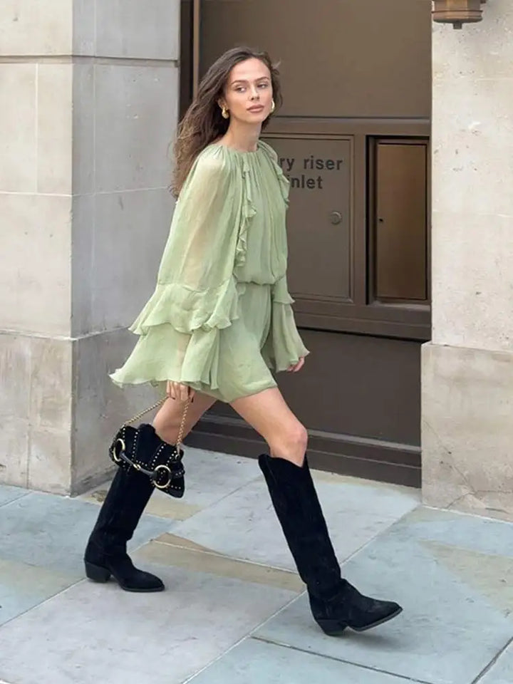 Kim - Traumhaft fliessendes Minikleid