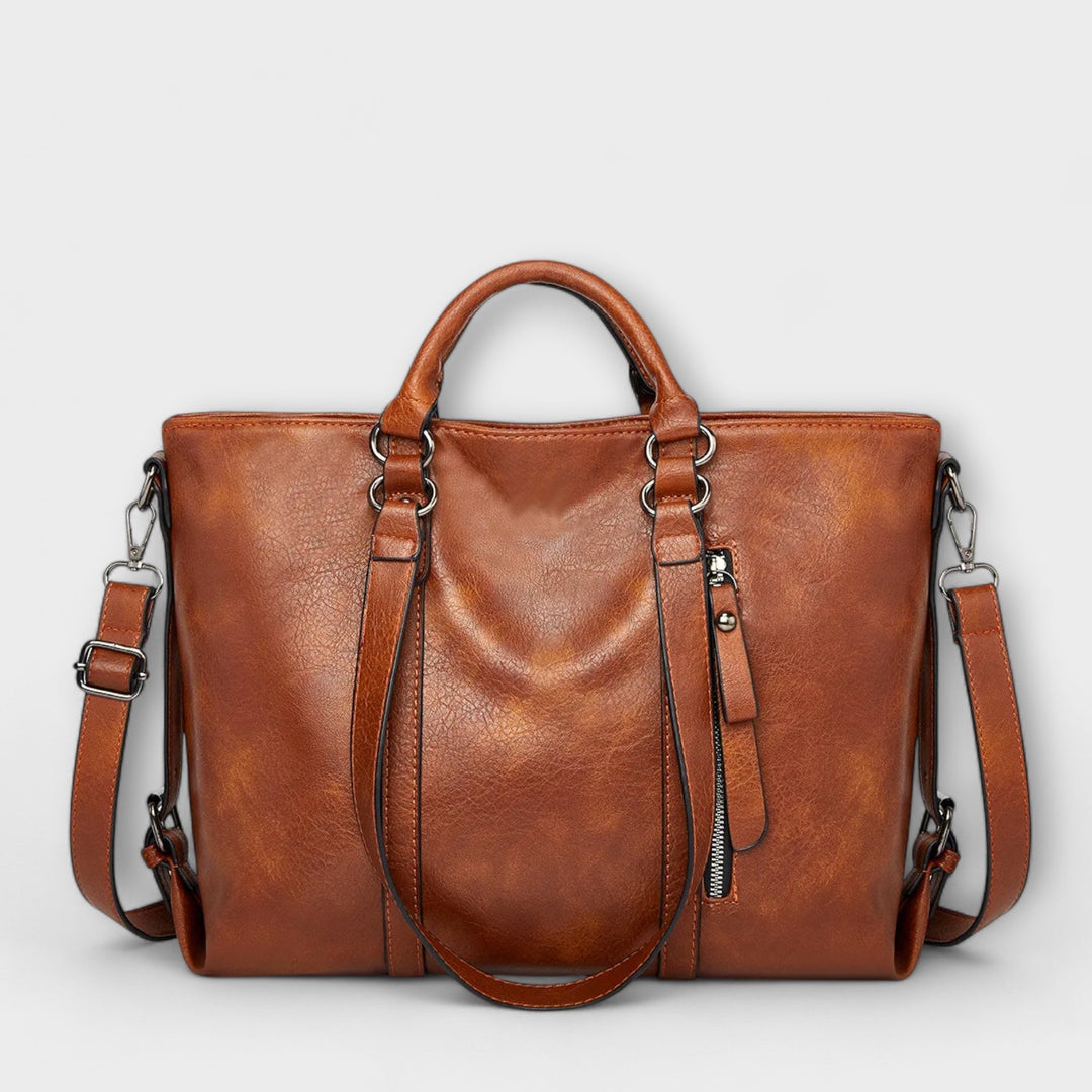 Zephyra - Große Lederhandtasche