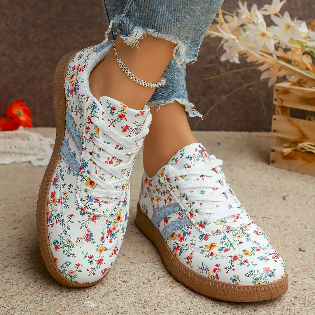 Evie | Leichte florale atmungsaktive Schuhe