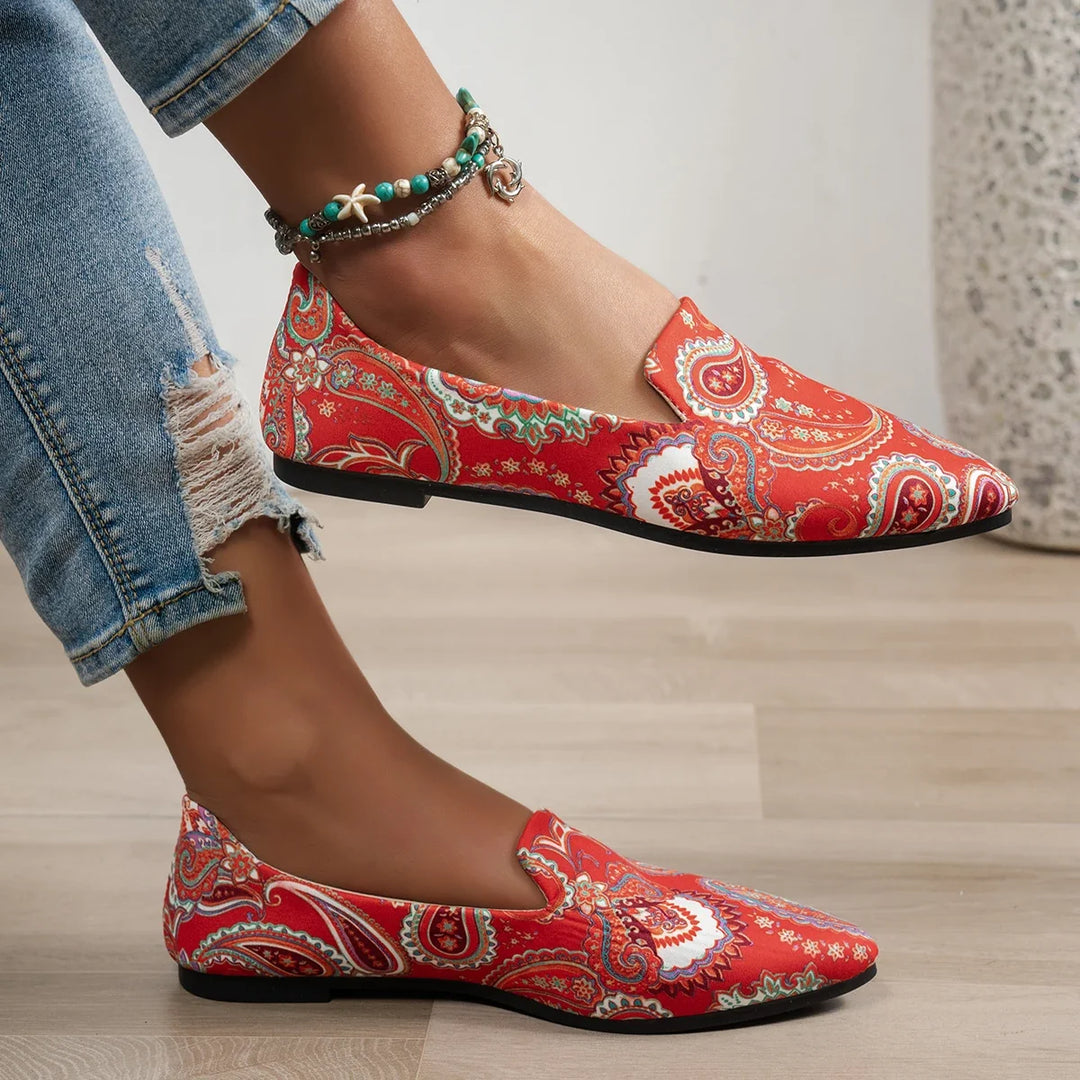 Brittany | Boho Paisley Spitz-Zeh Loafers