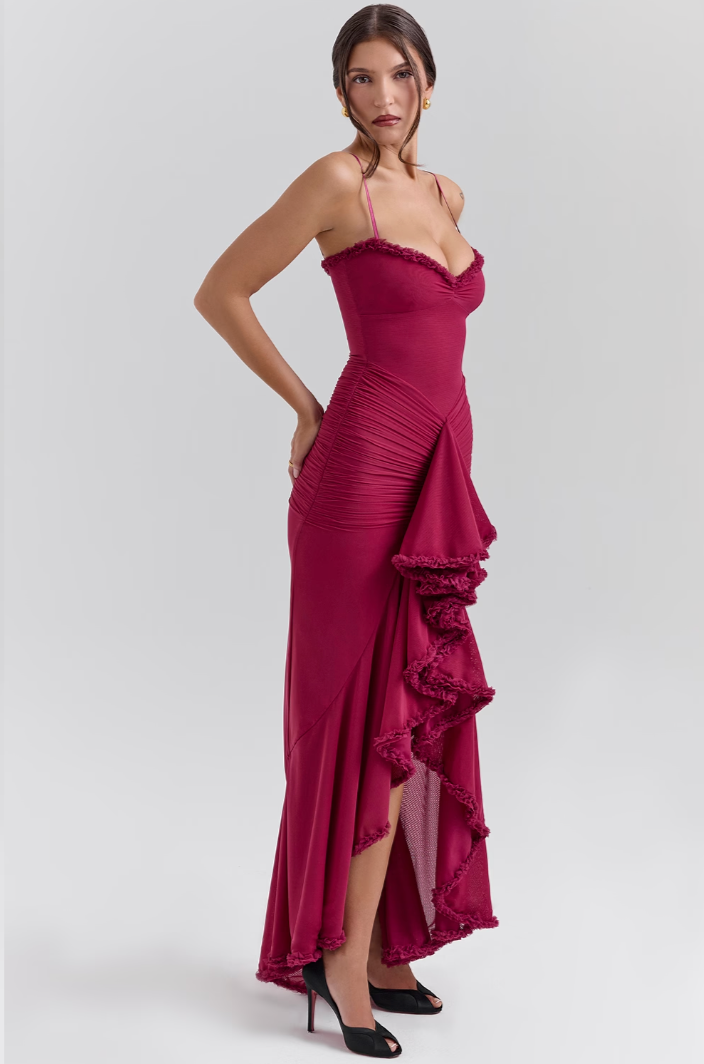Edith - Charmantes Rüschenkleid