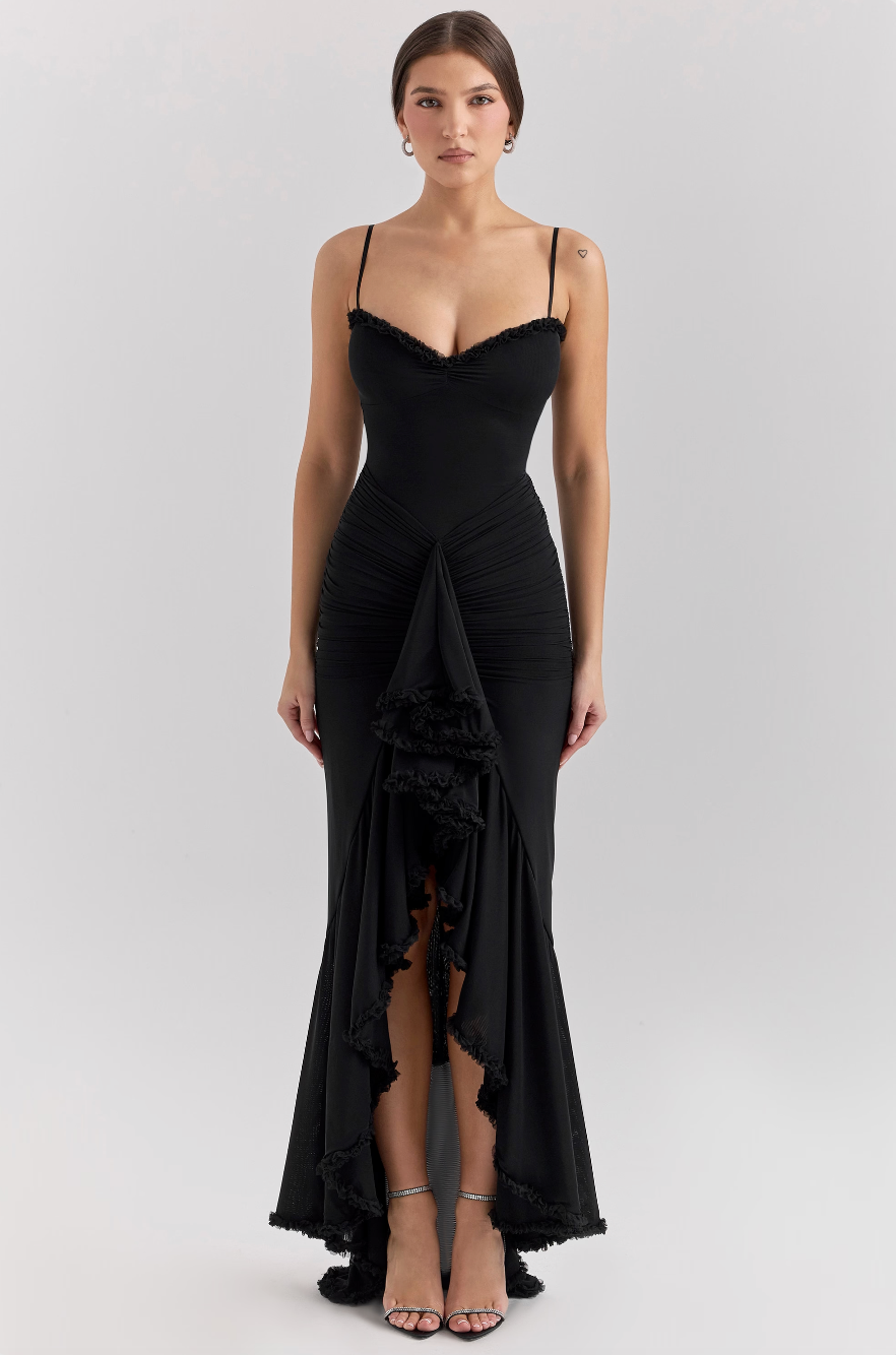 Edith - Charmantes Rüschenkleid