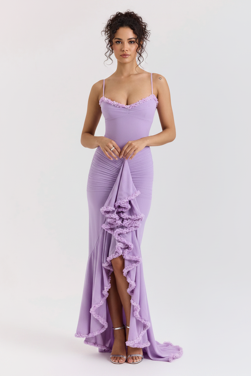 Edith - Charmantes Rüschenkleid