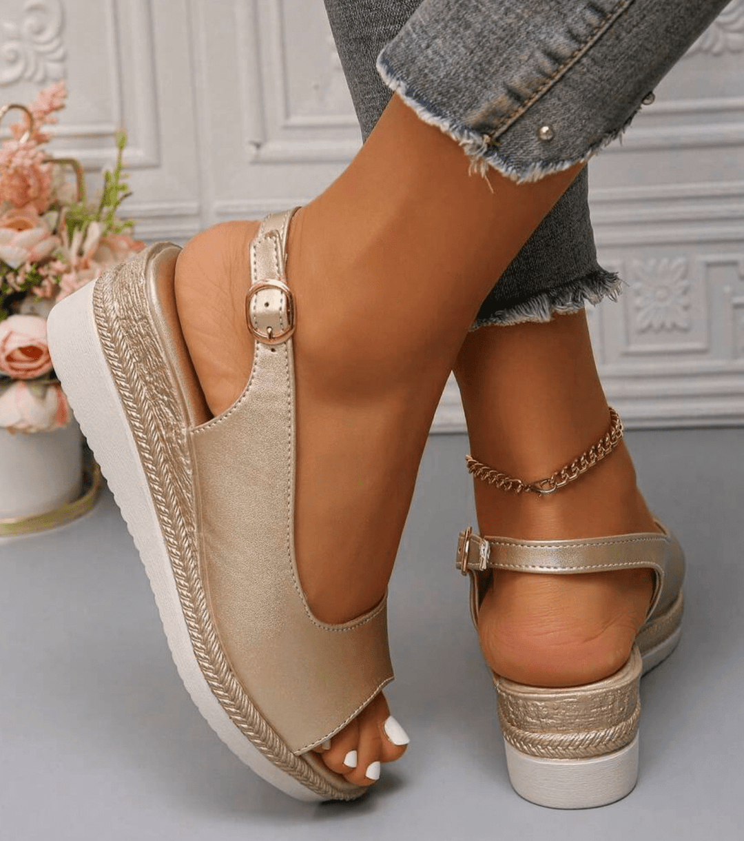 Chelsea | Orthopädische Slingback Espadrille Sandalen