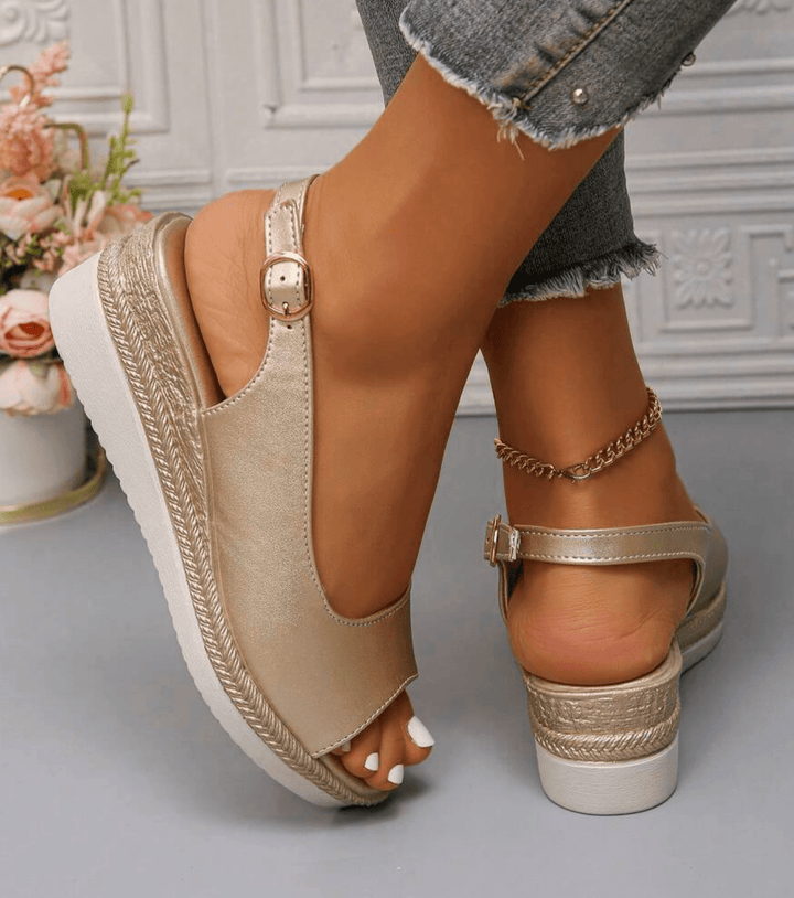 Chelsea | Orthopädische Slingback Espadrille Sandalen