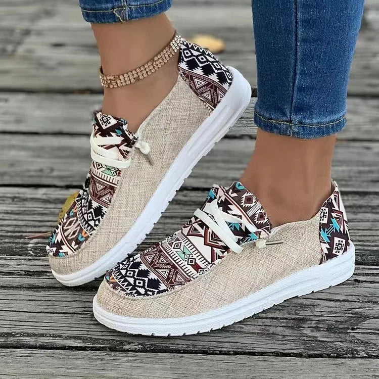 Ava | Orthopädische Gemusterte Sneakers