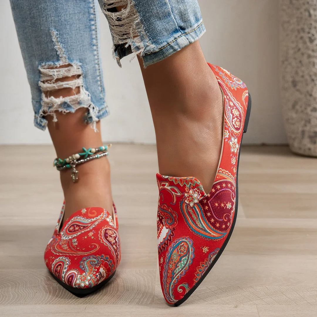 Brittany | Boho Paisley Spitz-Zeh Loafers