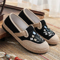 Ella | Boho Bestickte Canvas-Schuhe
