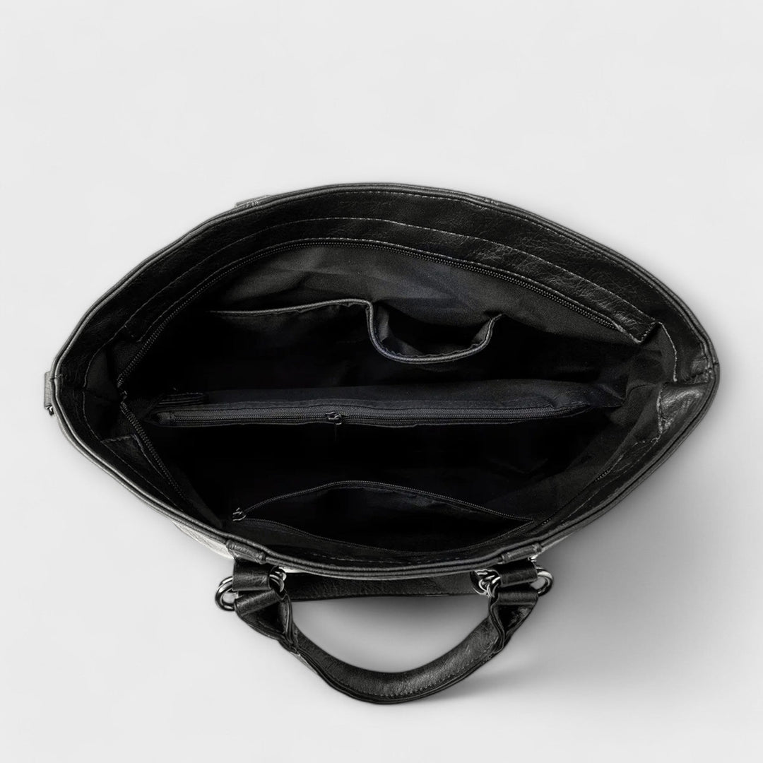 Zephyra - Große Lederhandtasche