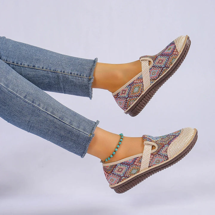 Lorna | Leichte Boho-Walking-Sneaker
