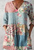 Estelle | Lange Bluse mit V-Ausschnitt