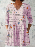 Imogen | Lange Bluse mit V-Ausschnitt