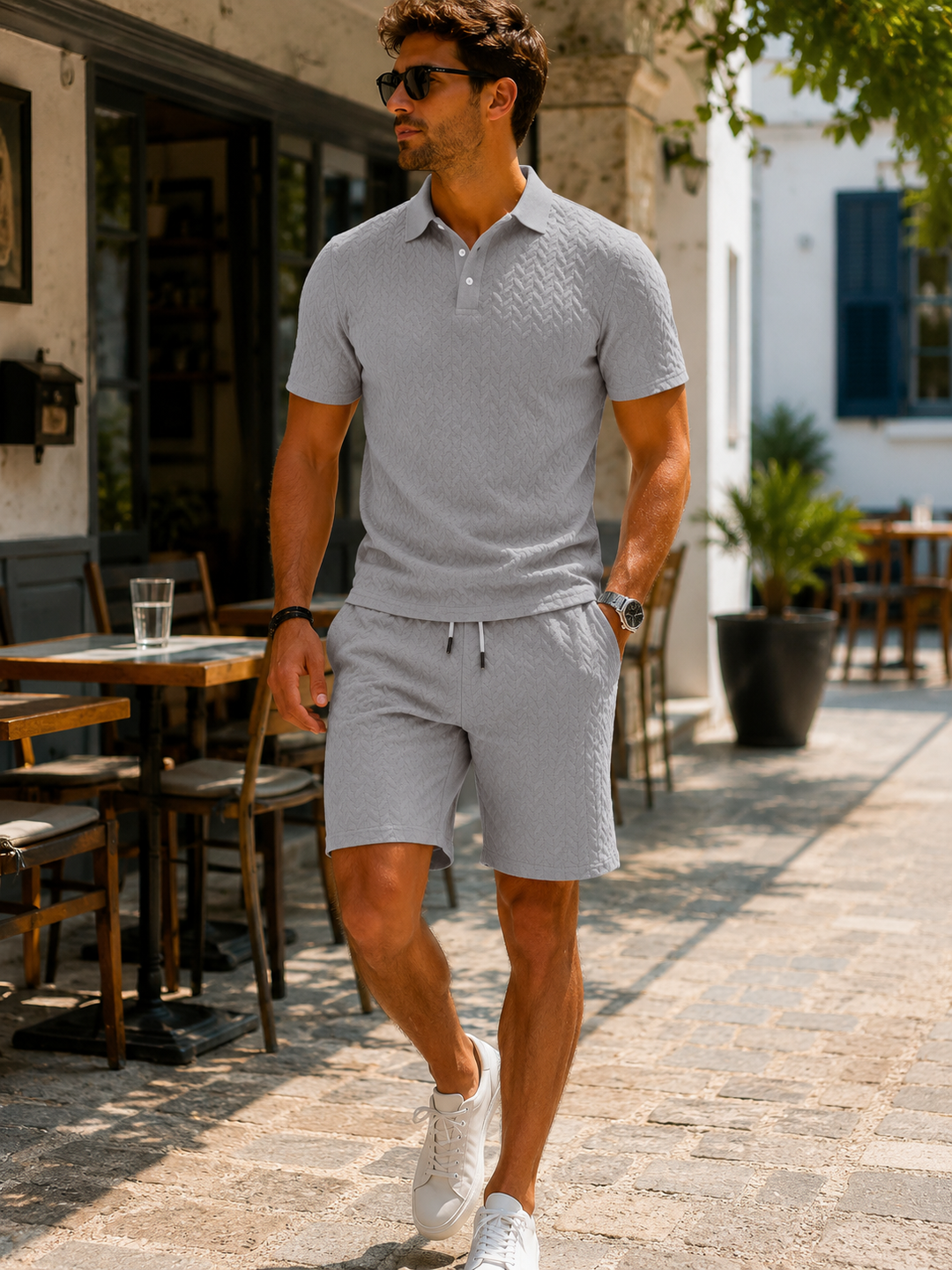 Mason | Elegantes Polo- und Shorts-Set