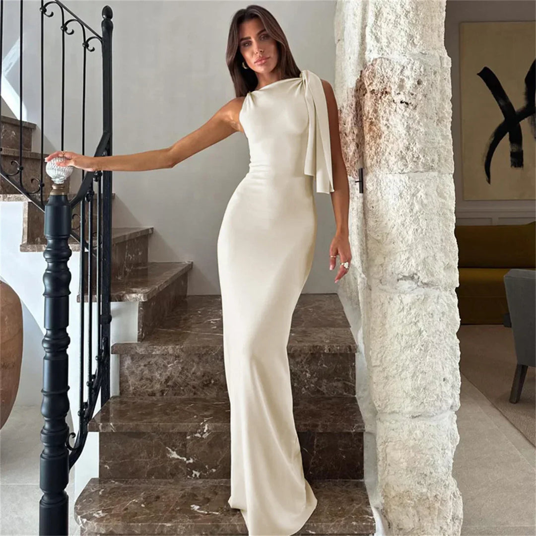 Cristina - Langes Kleid mit Schulterband