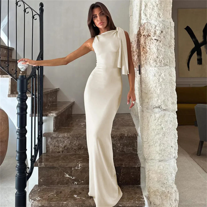 Cristina - Langes Kleid mit Schulterband