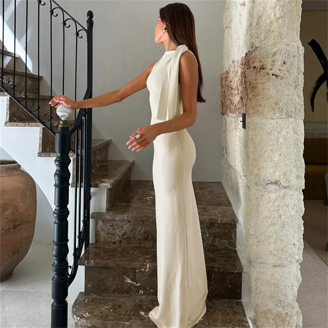 Cristina - Langes Kleid mit Schulterband
