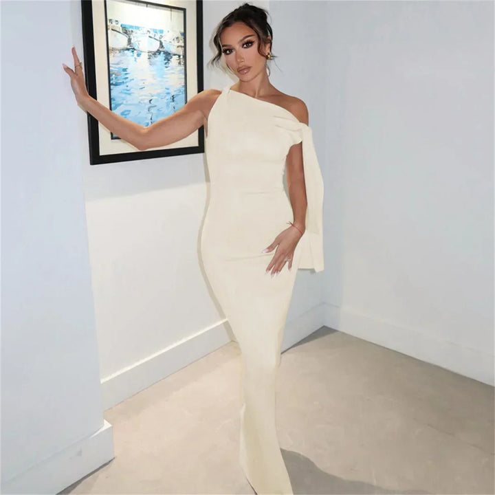Cristina - Langes Kleid mit Schulterband
