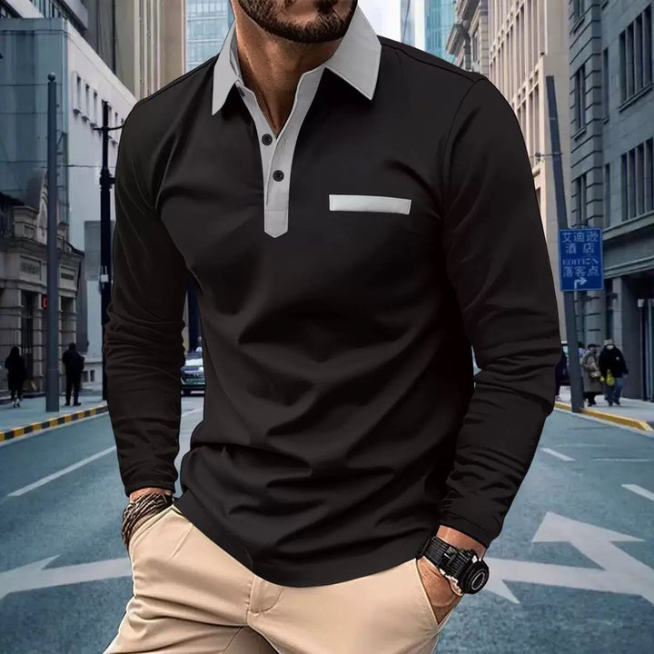 Weston | Polo mit Kontrastkragen
