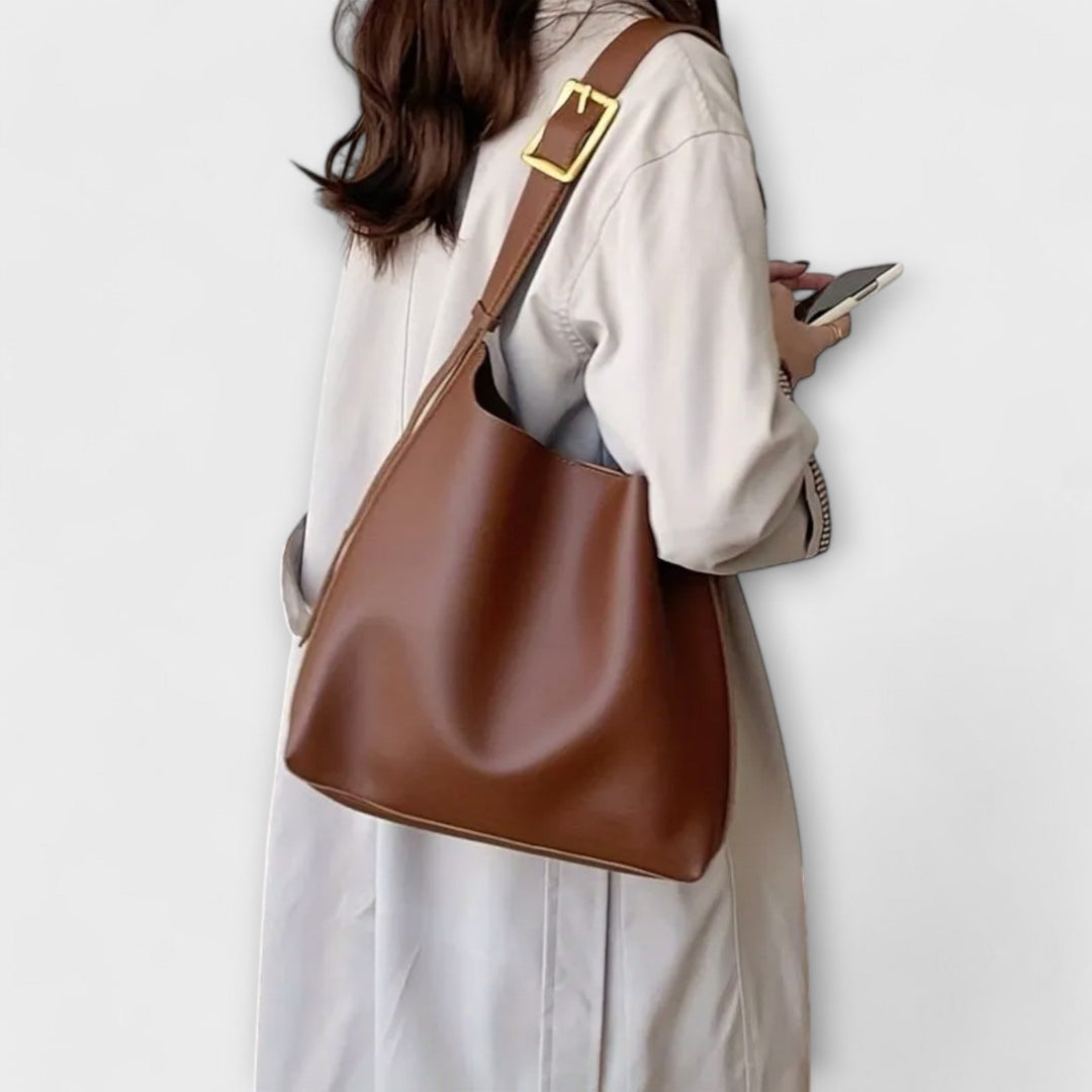Isidore – Elegante Leder-Schultertasche