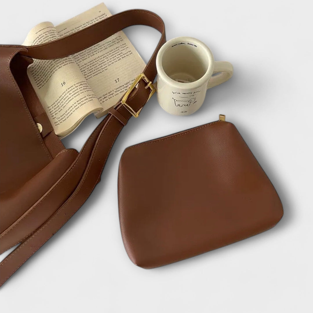 Isidore – Elegante Leder-Schultertasche