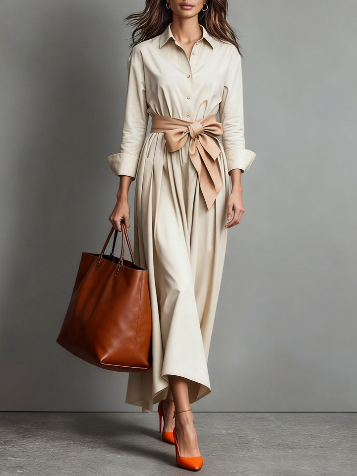 Hanna - Baumwoll-Twill Hemdkleid