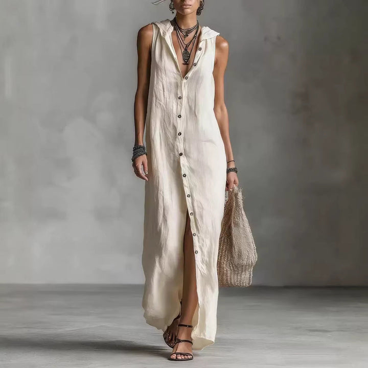 Kamila | Müheloses ärmelloses Maxikleid