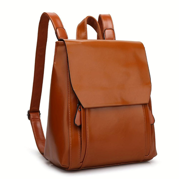 Hannelore – Vintage Rucksack-Handtasche mit gestepptem Muster